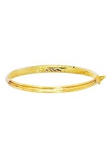 tiny gold engraved bangle baby bangles